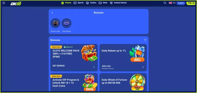 Promosi reload dan cashback untuk ahli program VIP DK 88 – DK 88 Program VIP